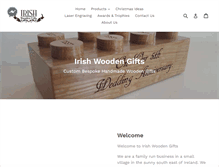 Tablet Screenshot of irishwoodengifts.com